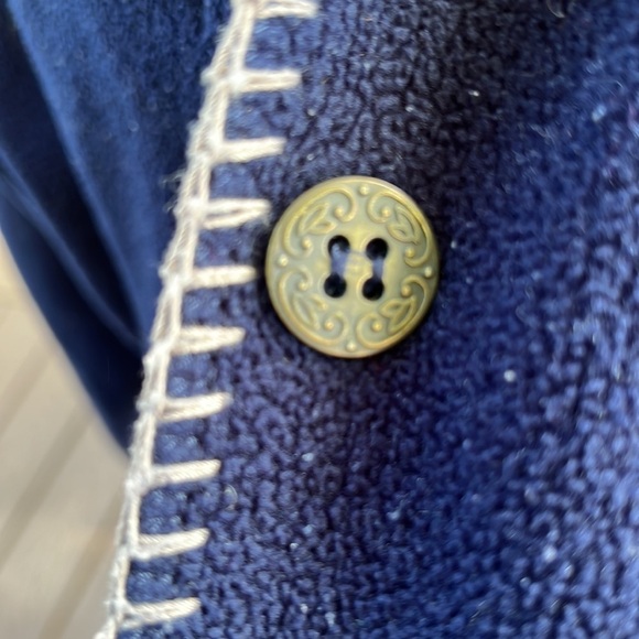 Cuffy’s natural Series Button Lightweight Coat embroidered acorns 💚 - Picture 4 of 8